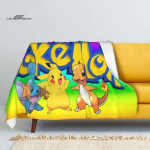 Anime Multifilmi Pehme tekk Kerge flanellist fliisist tekid voodi Diivanile Reisimine Telkimine Lastele T&auml;iskasvanutele Soe kingitus voodi k&otilde;rvale 75x90cm