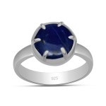 10X10 mm naturaalne Lapis Lazuli v&auml;&auml;riskivist s&otilde;rmus 925 Sterling h&otilde;bedane ovaalse kujuga kalliskivist k&auml;sitsi valmistatud harukomplektiga s&otilde;rmus naistele ja t&uuml;drukutele 5 sinine