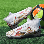 35-45 Jalgpallijalatsid Meeste Pikk Naast AG Kunstmuru Professionaalsed Meeste Suur Suurus Jalgpallisaapad Laste Jalgpallisaapad 45 valge/punane