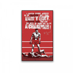 Muhammad Ali motiveeriv tsitaat Kunstiplakat Inspireerivad spordiprindid Vintage poksiseinakunst Kontori l&otilde;uendimaaling J&otilde;usaali sisustus 21x30 No Frame