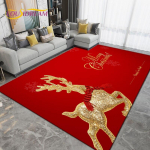 J&otilde;ulukaunistuste ala vaip, j&otilde;uluvana vaip j&otilde;ulupuu vaip elutuppa, uksematt k&ouml;&ouml;ki libisemiskindel p&otilde;randamatt 40x60cm