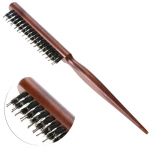 Puhas metssiga harjastega juuksekleit kamm koheva puidust k&auml;epidemega juuksehari v&auml;ljalangemisvastane puidust juuksuri juuksekamm peanaha juuksuri stiilit&ouml;&ouml;riist