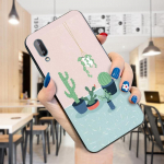 Kaunid lilled Cactus Morning Glory disainiga telefoni&uuml;mbris Samsung A01