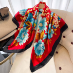 Kvaliteetsed luksuslikud siidist sallid peapael Sallid kaelasall naistele kett siidist sall naiste dekoratiivne sall 90*90cm