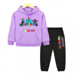 Garten of Banban Hoodies Set Multifilmi kampsun Anime kapuuts poiste t&uuml;drukute riided Pullover laste butiikriided Lasteriided 140 lilla