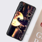 Anime Demon Slayer Kimetsu No Yaiba &uuml;mbrised Samsung Galaxy A50 A51 A40 A70 A71 A20 A30 S A20e A80 A Quantum Black pehme kate Samsung A01
