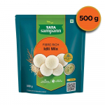 Tata Sampann Fiber Rich Idli Mix | Valmis hommikus&ouml;&ouml;gi segu | Valmis 15 minutiga | Pehme, kohev ja maitsev Idlis | Idli Batter | 500 g 500g