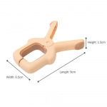 ABS rannar&auml;tikuklambrid suured plastikust tuulekindlad riided rippuvad pulgad tekiklambri hoidik voodilina klambrid ristpistes t&ouml;&ouml;riistad valge