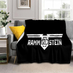 3D R-Rammstein Heavy Metal Band Sildi tekk, Pehme tekk koju Magamistoa voodi diivan Pikniku reisikontori kattetekk lapsele 150cm x 180cm