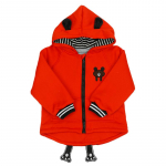 S&uuml;gislapsed poisid T&uuml;drukud Kapuutsiga Karu K&otilde;rvad Mantlid Laste Unisex Jope Talvine Lapsed T&otilde;mblukk Paks Solid Mantel Vasts&uuml;ndinu Riided 8T