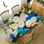 Roosimustriga veekindel s&ouml;&ouml;gilaua kate Pulmapeo ristk&uuml;likukujuline laudlina Koduk&ouml;&ouml;gi kaunistuslint 100x160cm39x63inch