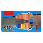 36/48 tk v&auml;rviliste pliiatsite komplekt Akvarelljoonistuspliiatsid koos &uuml;mbristega Professionaalsed joonistusjoonistuskunstitarbed 1set 36 Color