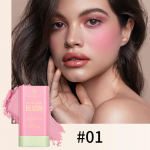 Misiou Beauty Vitality Smooth huulte ja p&otilde;skede kaheotstarbeline looduslik alasti meik 6-v&auml;rviline matt s&auml;ra andev kontuuri andev p&otilde;sepuna kreem p&otilde;sepunapulk 01