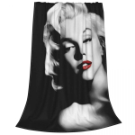 Marilyn Monroe tekid flanellist tekstiildekoor Hingavad &uuml;lisoojad tekid voodipesu jaoks Diivan Plush &otilde;huke tekk 75x100cm 30x40in