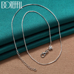 Ruuduline kettrist ripats kaelakee 925 h&otilde;bedast moeehted 45cm