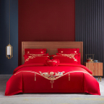 Pulmatikandi neljaosaline komplekt, punane pulmateki voodipesu, pulmateki kate, noorpaar voodipesu, pulmaroosa jade kuueosaline komplekt 10