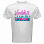 MIAMI VICE Telesari Don Johnson Valge Unisex T-s&auml;rk S