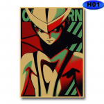 Vintage Anime plakatid J&otilde;upaberist plakatid HD-tr&uuml;kised Koduribakaunistus Maalimine Seinakunst Dekoori f&auml;nnide kollektsioon 30x21cm