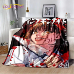 Junji Ito Tomie Kawakami Ghost pehme pl&uuml;&uuml;sist tekk, flanelltekk elutuppa magamistoa voodi diivani piknikukate 3D 75x100cm (30x40inch)