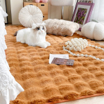 Pehme j&auml;nese karusnaha matt magamistoa p&otilde;randale vaibale kohev soe diivanimatt voodivaip 70x150cm