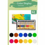 Akr&uuml;&uuml;lv&auml;rvid 18.12.24 v&auml;rvid Professionaalne pintslikomplekt 12 ml torud Kunstnik Joonistus Maalimine Pigment K&auml;sitsi maalitud seinav&auml;rv DIY 12 Colors