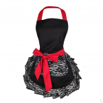 Naine Armas p&otilde;ll T&auml;iskasvanutele toiduvalmistamiseks m&otilde;eldud k&ouml;&ouml;k. Restorani kleit