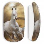 Juhtmeta hiire hobune valge