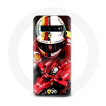 &Uuml;mbris Samsung Galaxy S10 Vormel 1 Sebastian Vettel F1 Red jaoks