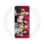 Coque pour Samsung Galaxy A03 Blackpink Groupe K-pop Jisoo Jennie Ros&eacute; Et Lisa Affiche