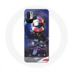 &Uuml;mbris Xiaomi Redmi Note 10T 5G vormel 1 Pierre Gasly F1 Racing Driveri jaoks, punane sinine