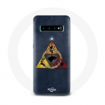 &Uuml;mbris Samsung Galaxy S10 jaoks Game of Thrones, 8. hooaeg Troonide m&auml;ngu kolmnurga logo Baratheon Lanni