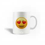 Mug en C&eacute;ramique Image de Emoji Amoureux