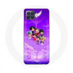 Coque pour Oppo A93 BTS TinyTAN Animation Affiche RM Jin Suga J-Hope Jimin Jungkook Et V Zero O&rsquo;Clock