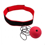 Boxing Reflex Ball peapael Reguleeritav k&auml;ik n&ouml;&ouml;ril mulgustamiseks Red Black