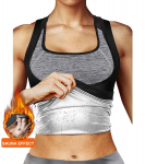 Naiste saunakost&uuml;&uuml;m V&ouml;&ouml;koht Treenerivest Higikorsett Topid Trennikujundajad Salendav Body Shaper Fitnesss&auml;rk Aluspesu Dressid Termokorsett S must/h&otilde;be