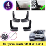 4 PCS for Hyundai Sonata i45 YF 2011 2012 2013 2014 Mudguards Mudflaps Fender Guards Splash Mud Flaps Cladding Car Accessories gray