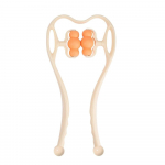 Emakakaela l&uuml;lisamba masseerija, 6-rattaline kaela &otilde;lg ja selja Shiatsu keha l&otilde;dvestamise manuaalne rullf&uuml;sioteraapia valu leevendav tervishoid