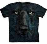 Black Wolf Face The Mountain Loyal Wolves Lupus Dog Animal Pet Unisex T-s&auml;rk S