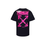 Off-White Stencil Arrow &Uuml;legabariidiline T-s&auml;rk Must Meeste Topid OMAA038R191850151028 L