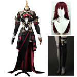 Anime Eden Cosplay kost&uuml;&uuml;mide m&auml;ng Impact 3 Eden Cosplay kleit maskeraadi Seksikas kleit Halloweeni kost&uuml;&uuml;mid t&auml;iskomplekt L-(Costume+Wig)