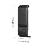 GoPro Hero 11 10 9 musta eemaldatava aku kaane kaane laadimiskorpuse port GoPro 10 9 tarvikute jaoks. must