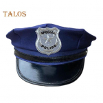 Kaheksanurkne m&uuml;ts Klassikaline t&auml;iskasvanutele m&otilde;eldud lame kuppelm&uuml;ts militaarm&uuml;ts Lavam&uuml;ts Naljakas peok&uuml;ts Cosplay esinemisrekvisiidid sinine