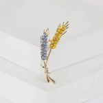 Trendikad nisuk&otilde;rvast prossid naistele kivist sinised ja kollased taimen&otilde;elad Ehted kivist m&auml;rk &Otilde;rnad kingitarvikud