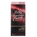 THE FACE SHOP - Stylist Silky Hair Color Cream #Wine Brown