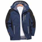 Meeste veekindel matkajope suur tuulekindel tuulejakk Telkimine jaht Jooksmine Trekking Kalastusmantel Meeste &otilde;ues 6XL sinine