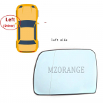 For BMW E53 X5 1999-2006 Heated Side Mirror Glass Door Wing Rear View Rearview Mirror Glass Lens accessories 51168408797 L mirror