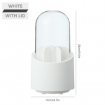 360&deg; p&ouml;&ouml;rlev meigipintsli hoiukarp kaasaskantav lauaarvuti kosmeetikavahend huulepulk kulmupliiats lauv&auml;rvi pintslihoidja valge