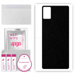 apgo Protective Skin Sticker for the back compatible with alcatel 3X (2020), Wrap Film, Foil, Vinyl - Pattern Matte Black