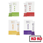 [Yum Tea] V&auml;hese kalorsusega vitamiinivesi 10 pulka (4 maitset) Plum & Peach (10 stick)