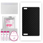 apgo Protective Skin Sticker for the back compatible with Teclast P80h, Wrap Film, Foil, Vinyl - Pattern Carbon Black